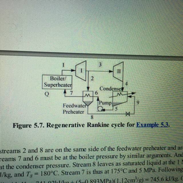 A modified Rankine cycle uses reheat and one closed | Chegg.com