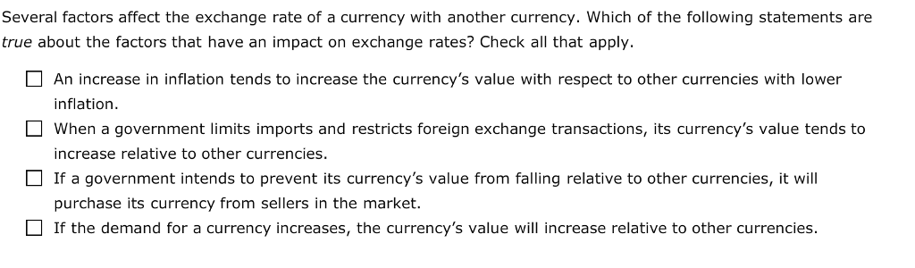 solved-several-factors-affect-the-exchange-rate-of-a-chegg