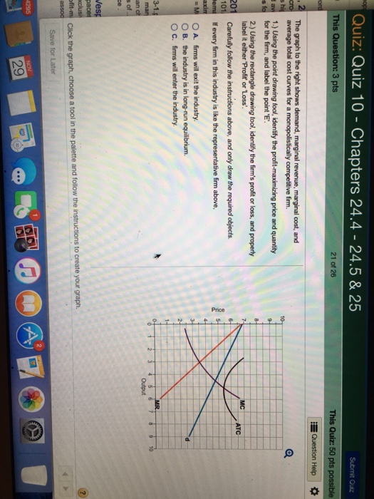 Solved The graph to the right shows demand, marginal | Chegg.com