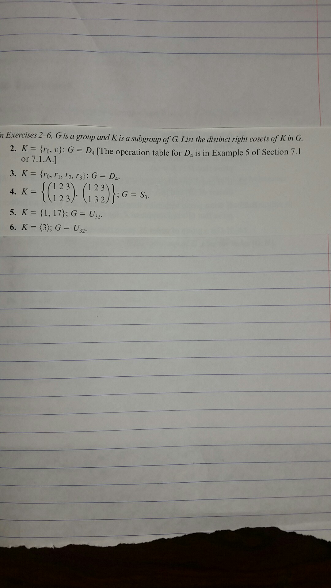 Solved 4. Determine whether the set G is a group under the | Chegg.com