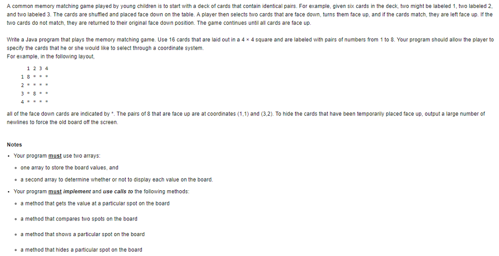 Solved Program in Java - create a program under the | Chegg.com
