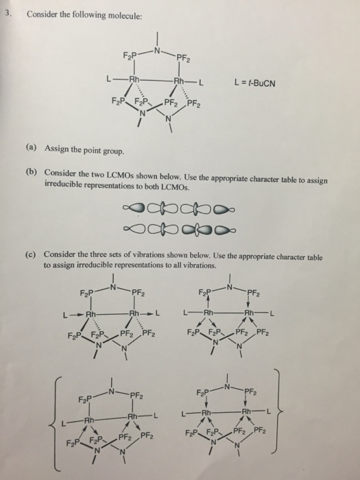 Consider the following molecule: Assign the point | Chegg.com
