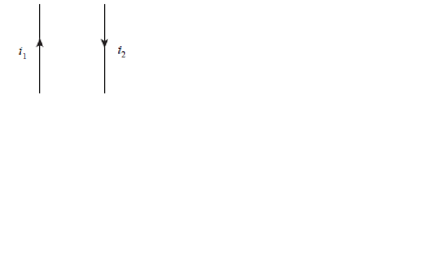 (Get Answer) Two parallel wires carry opposite current as shown in