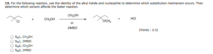 Solved 13. For the following reaction, use the identity of | Chegg.com