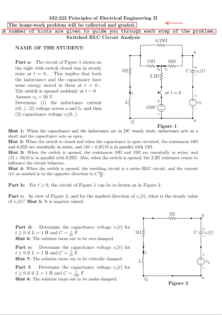 Solved 332222 Principles of Electrical Engineering II The