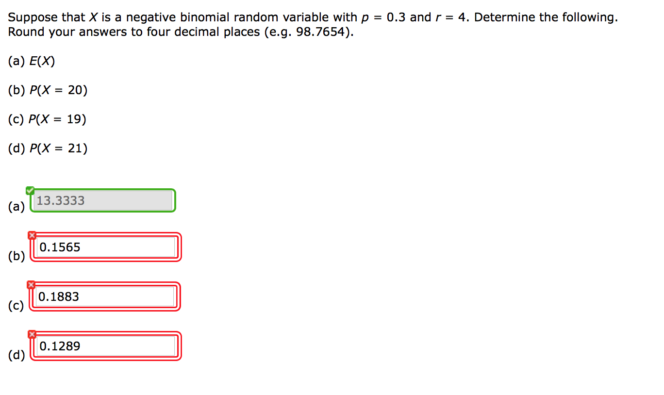 Negative Binomial Random Variable