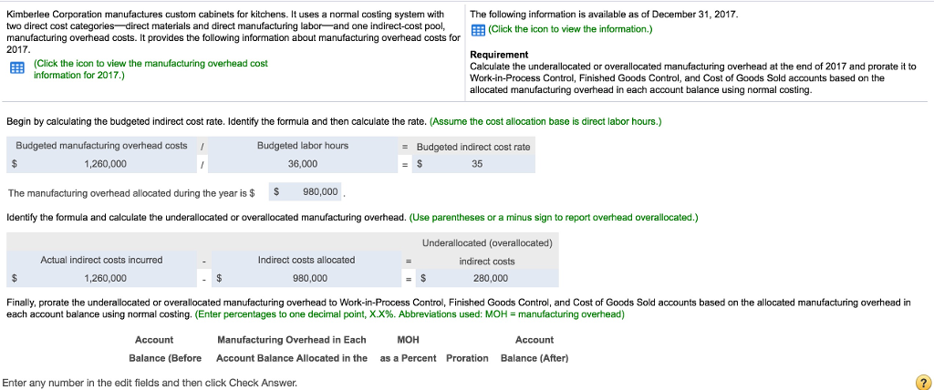 solved-kimberlee-corporation-manufactures-custom-cabinets-chegg