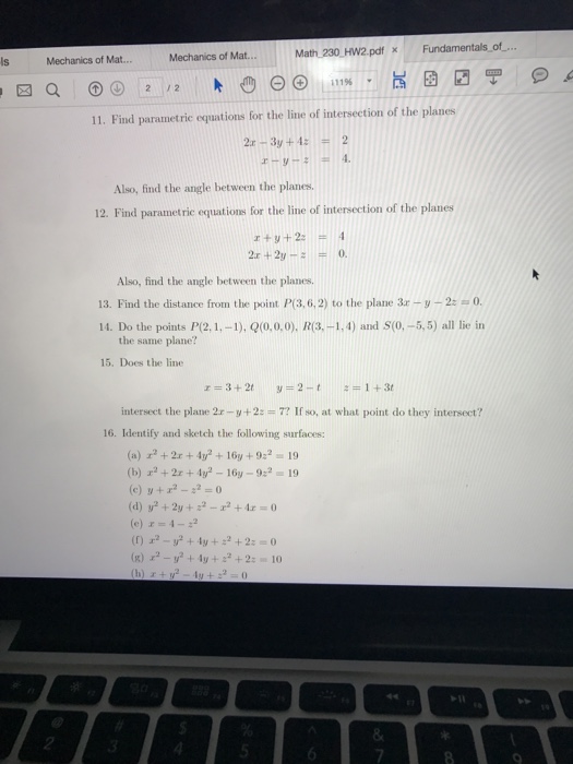 Solved Math 230 HW2.pdf x Fundamentals of Mechanics of | Chegg.com
