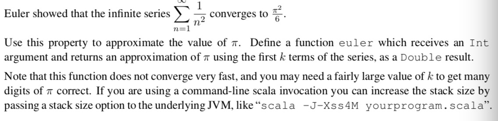  Solved 2 Euler Showed Infinite Series Converges Use Property 