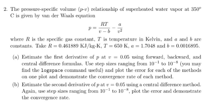 The pressure-specific volume (p-v) relationship of | Chegg.com