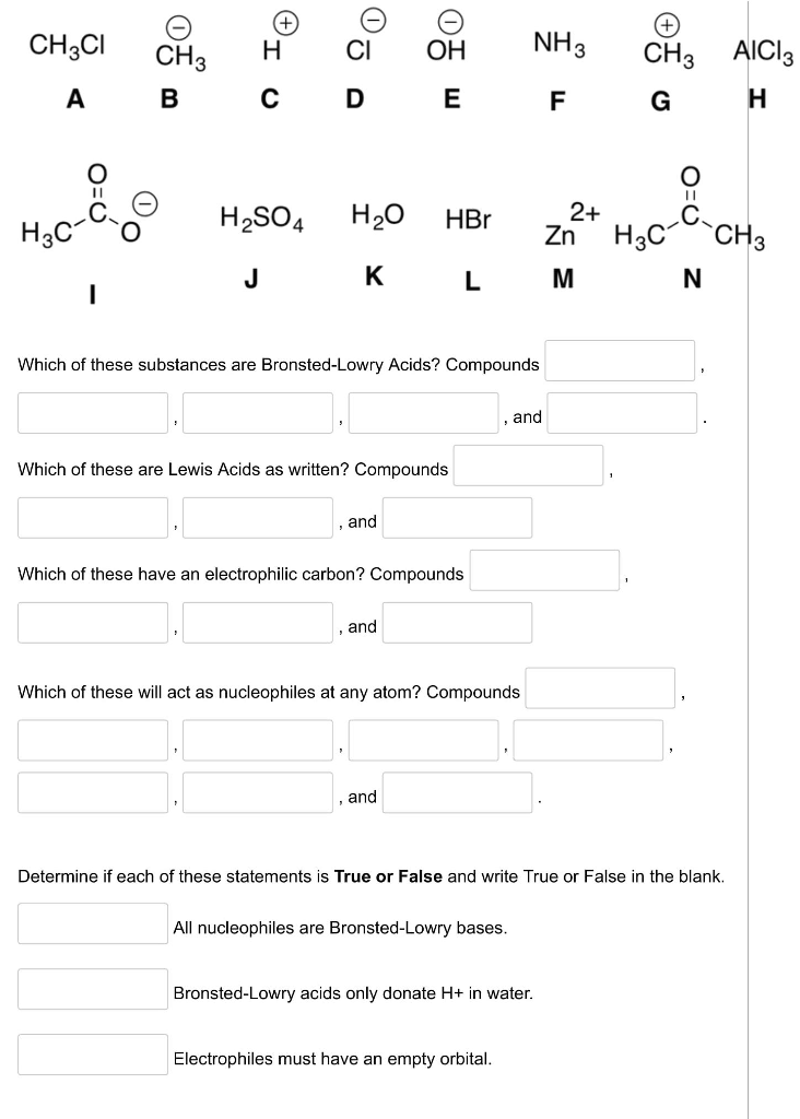 Solved: Look At The Given Compounds. Fill In The Blanks Wi... | Chegg.com
