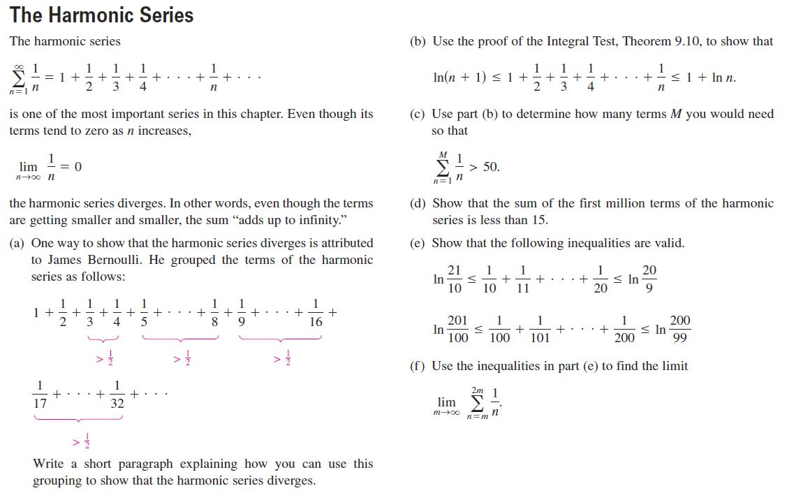 solved-the-harmonic-series-the-harmonic-series-is-one-of-the-chegg