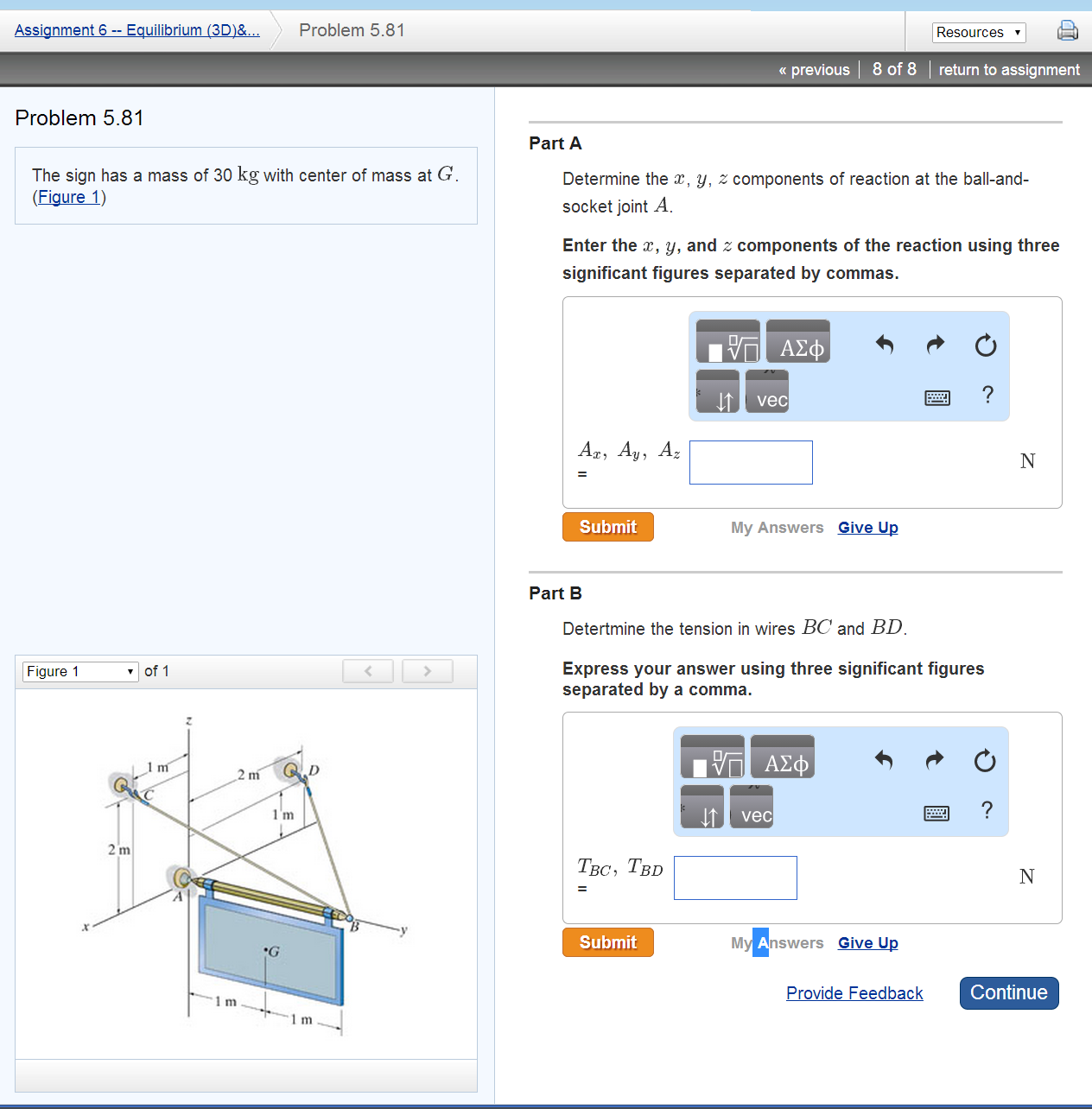 problem-5-81-the-sign-has-a-mass-of-30-kg-with-center-chegg