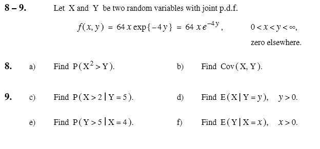 Solved 8 And 9 Please. Not Just Answers, Please Show How To | Chegg.com