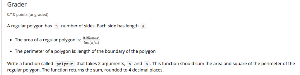 perimeter of regular polygon with n sides