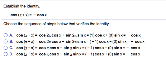 solved-establish-the-identity-cos-x-cosx-choose-the-chegg