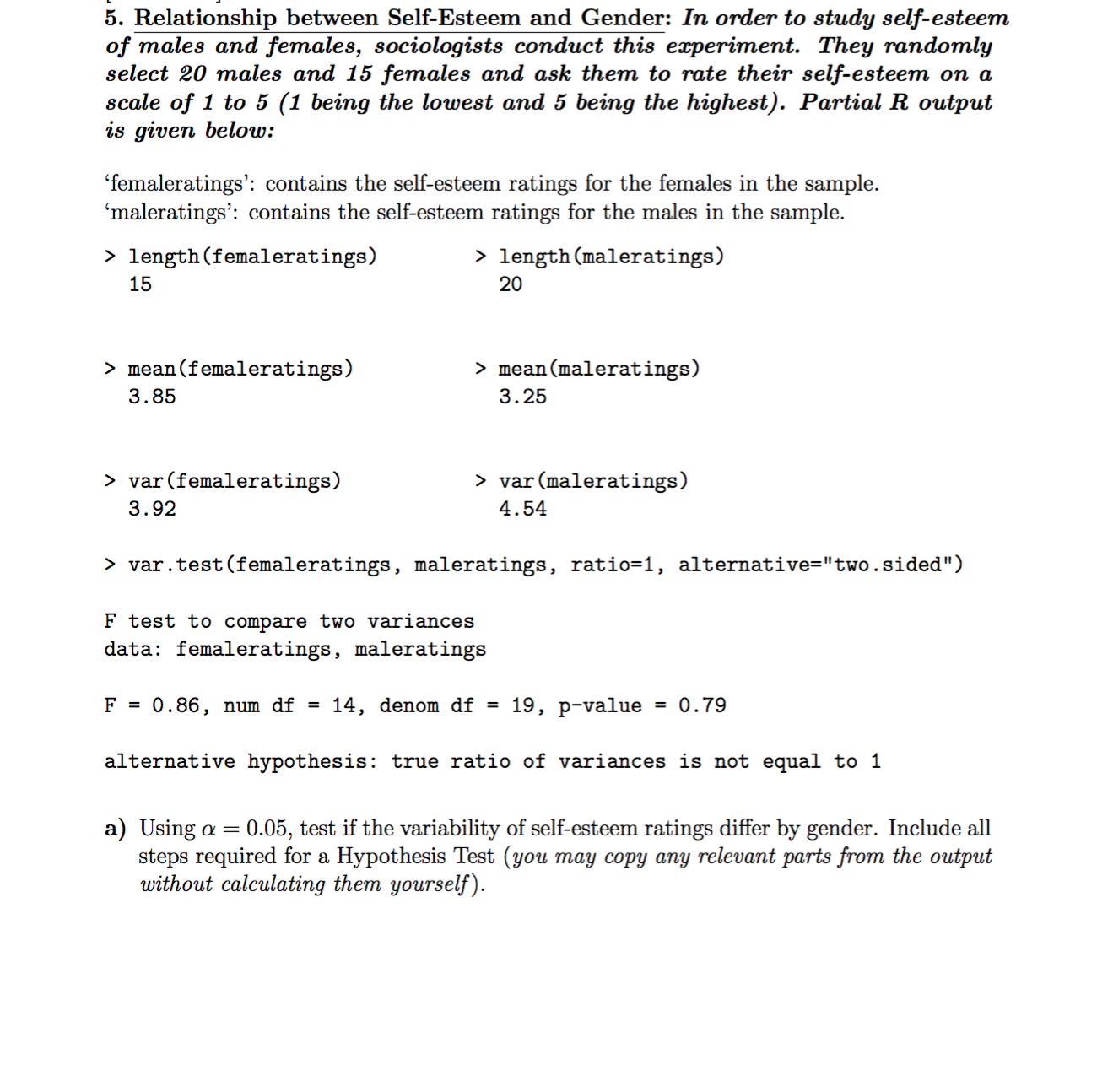 solved-5-relationship-between-self-esteem-and-gender-in-chegg