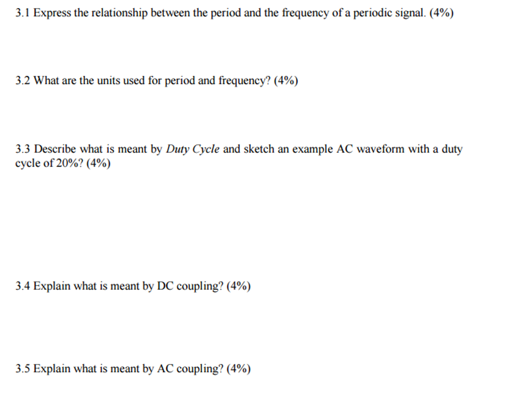 Solved Express the relationship between the period and the