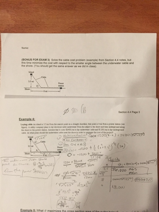 Solved Solve the cable cost problem (example) from Sect on | Chegg.com