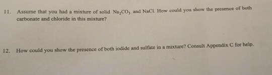 Solved: 2. How Could You Separate Barium Sulfate, BaSO4, F... | Chegg.com