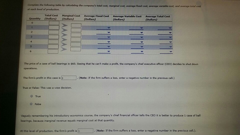 Solved 4. Problems and Applications Q4 Ball Bearings, Inc.,