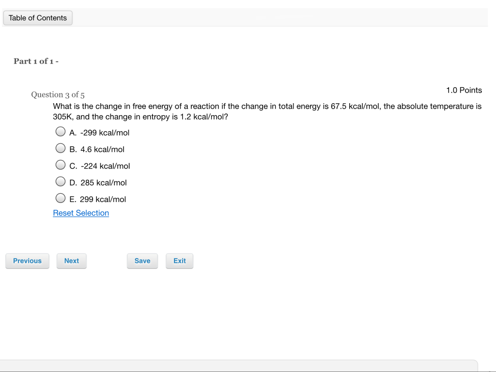 What Is Free Energy Change In Chemistry