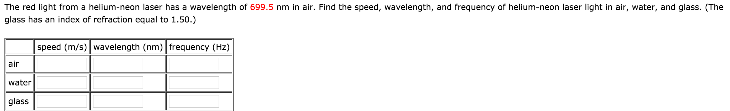 Solved The red light from a helium-neon laser has a | Chegg.com