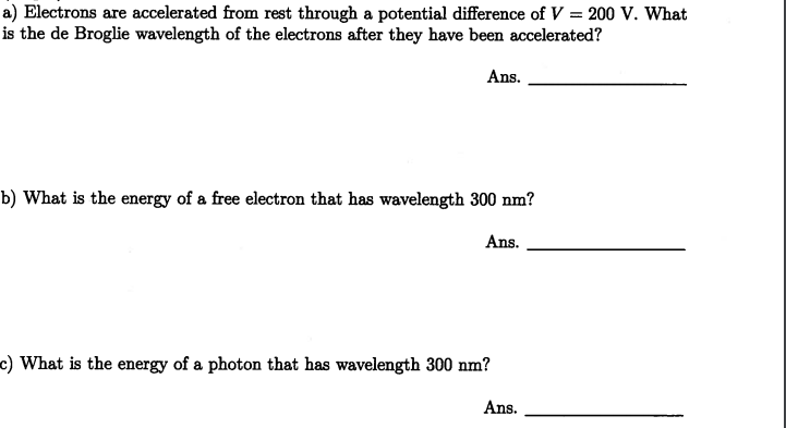 Solved Electrons Are Accelerated From Rest Through A | Chegg.com