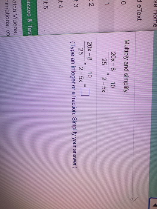 multiply and simplify 5 10 x 20 25