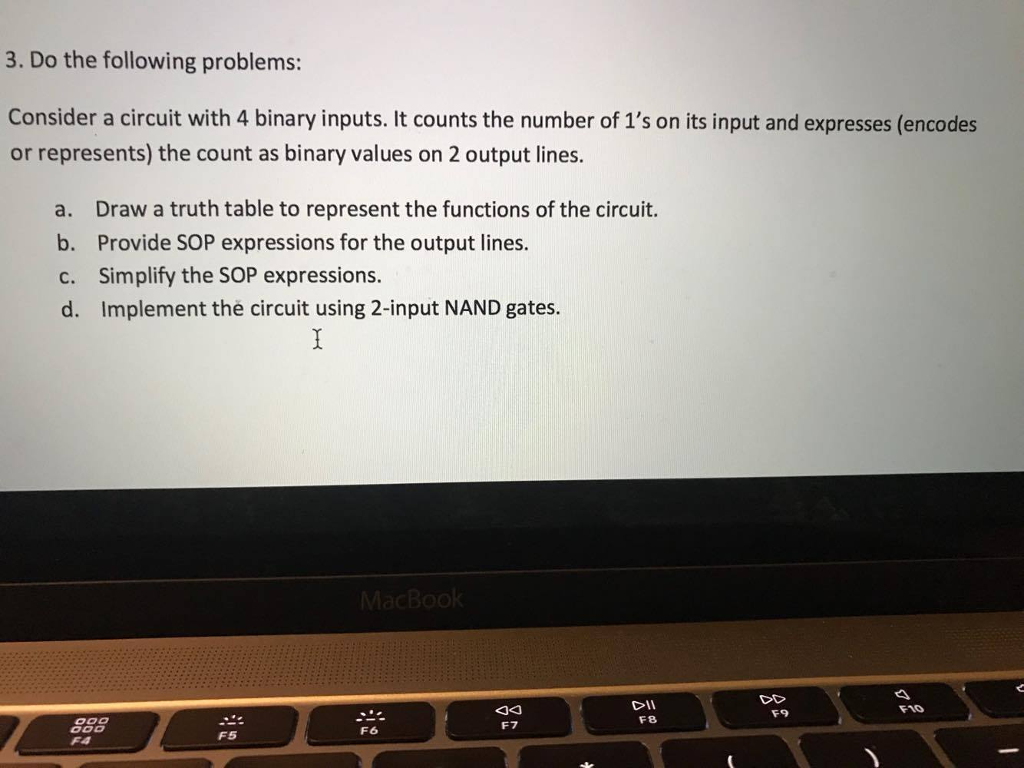 Solved 3. Do The Following Problems: Consider A Circuit With | Chegg.com