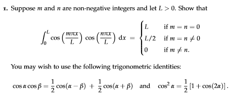 Solved Suppose m and n are non-negative integers and let L > | Chegg.com