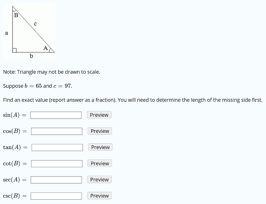 Solved b) Note: Triangle may not be drawn to scale. Suppose