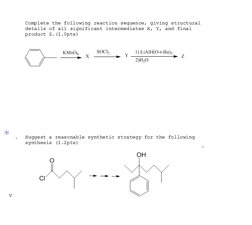 Solved Complete The Following Reaction Sequence Giving 8038