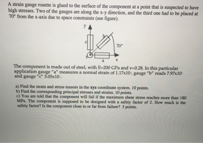 solved-a-strain-gauge-rosette-is-glued-to-the-surface-of-the-chegg