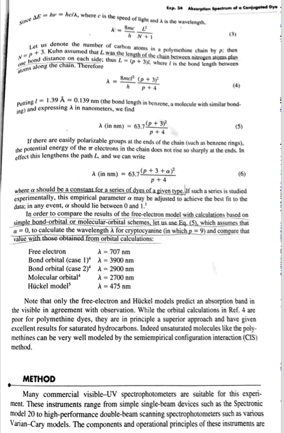 I am doing a lab where I use a spectrophotometer
