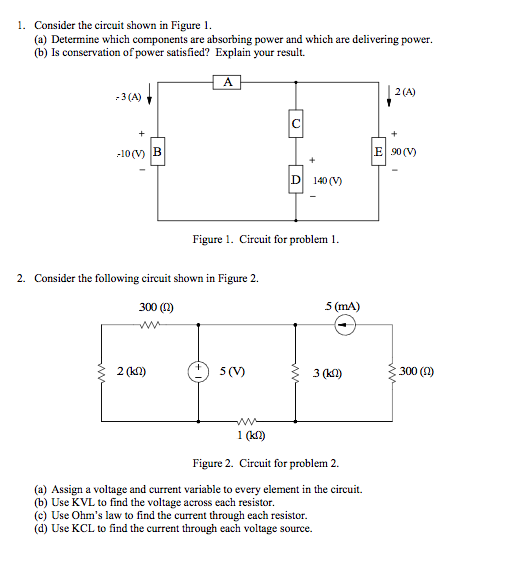 Solved 1. Consider the circuit shown in Figure 1 (a) | Chegg.com