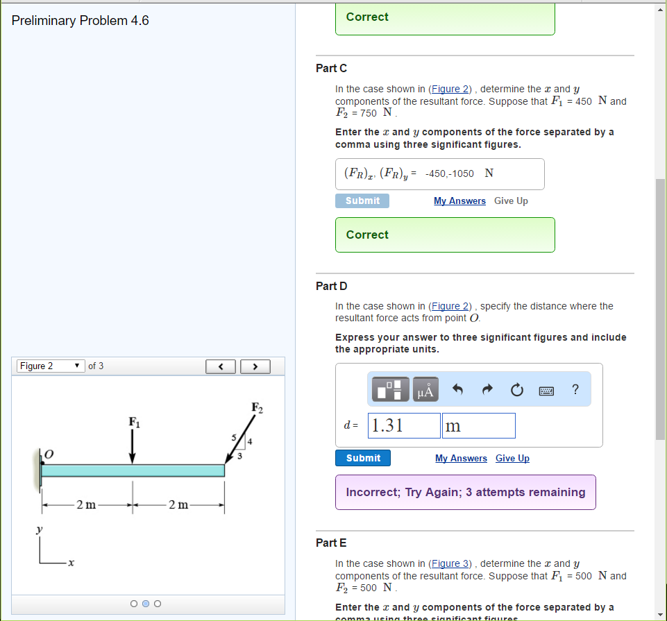 Solved Part D In the case shown in (Figure 2) , specify | Chegg.com