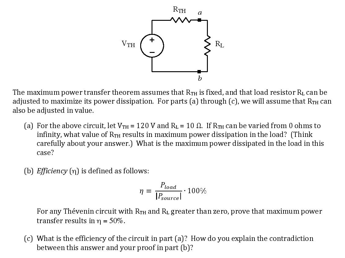 solved problems from maximum power transfer theorem pdf