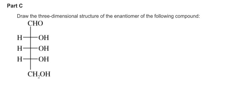 Solved Draw the three-dimensional structure of the | Chegg.com