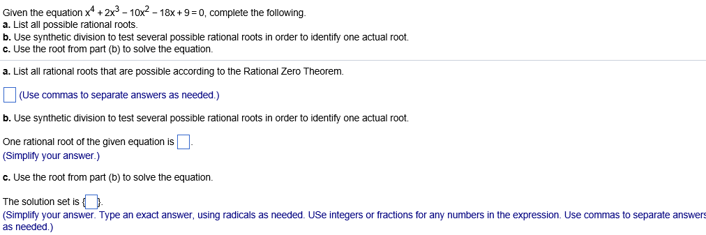 solved-given-the-equation-x-4-2x-3-10x-2-18x-9-0-chegg