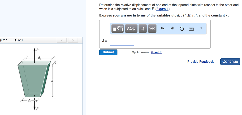 Solved Determine The Relative Displacement Of One End Of The | Chegg.com