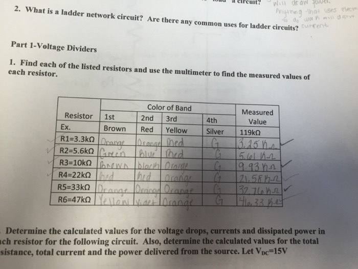 Solved LFcuit 2 What Is A Ladder Network Circuit Are Chegg