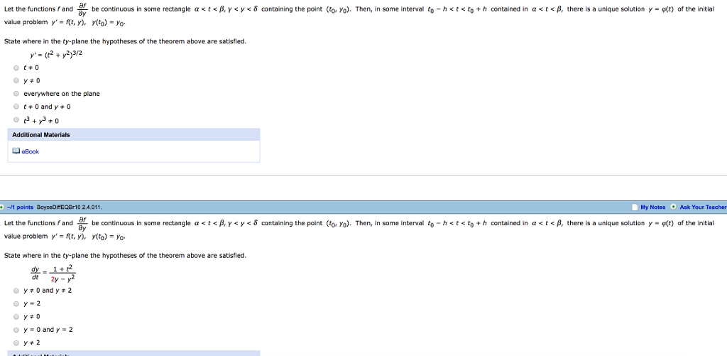 Solved Let the functions , and 붊 be continuous in some | Chegg.com