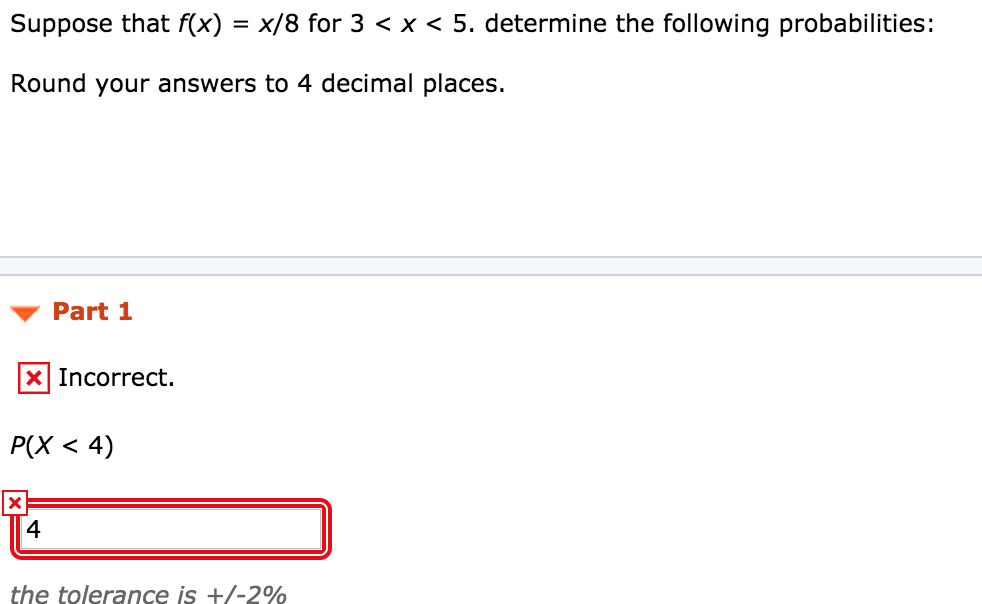 Solved Suppose That Fx X8 For 3 2847