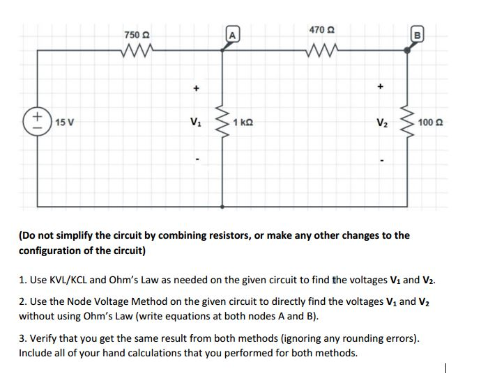 Solved Use KVL/KCL And Ohm's Law As Needed On The Given | Chegg.com