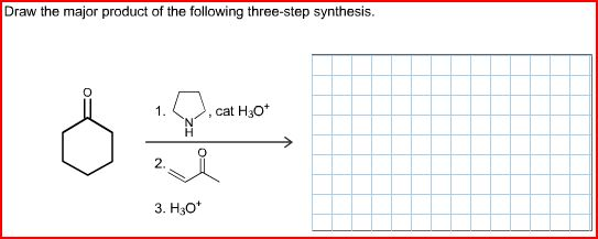 Solved Draw The Major Product Of The Following Three Step 7186