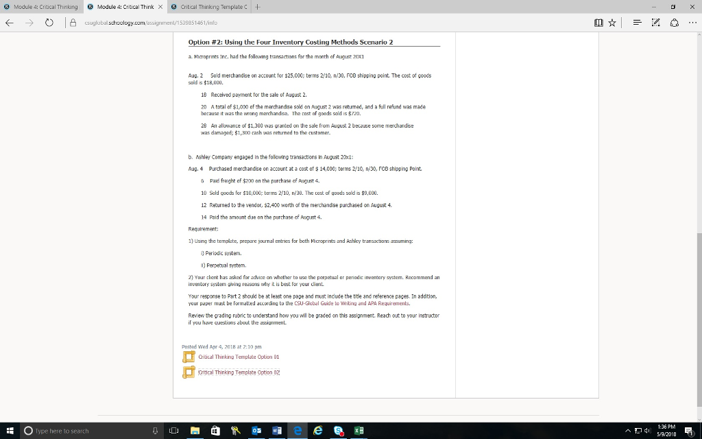 critical thinking chapter 4 answers