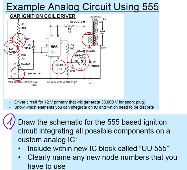 Car Ignition Coil Driver Circuit
