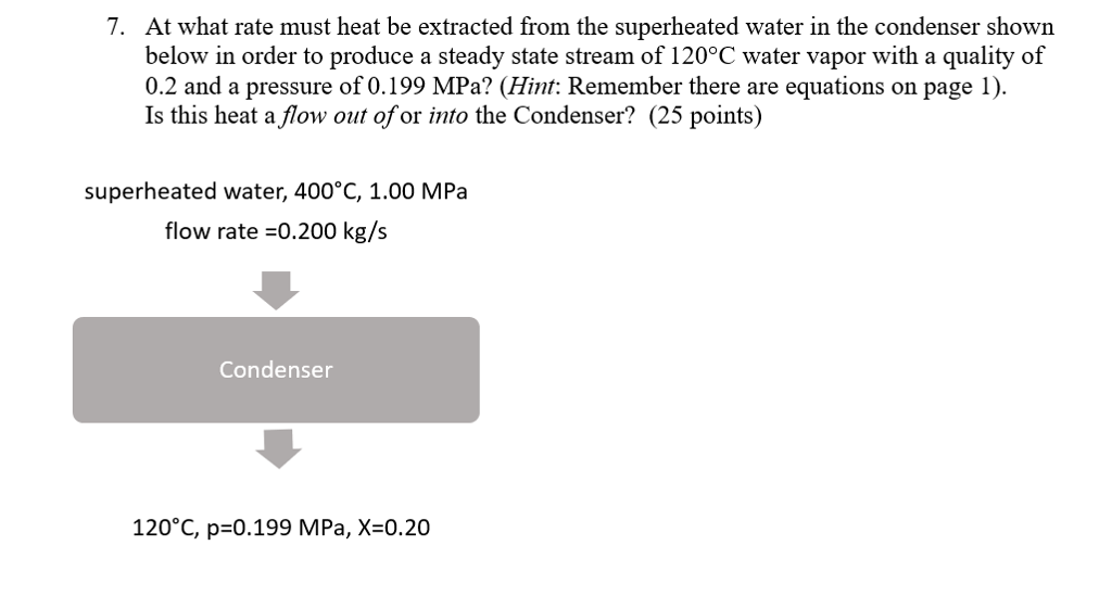 7. At what rate must heat be extracted from the