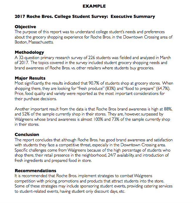  Example Of Executive Summary For Case Study How To Write An 